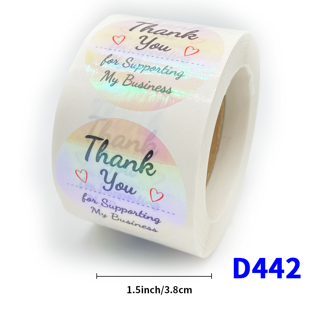 D442;3.8cm/1.5inch*500 스티커