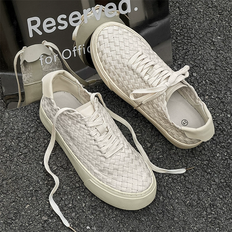 Мужская обувь 2025 новая обувь мужская летняя нишу ручной работы, дикая обувь модная тенденция повседневная обувь