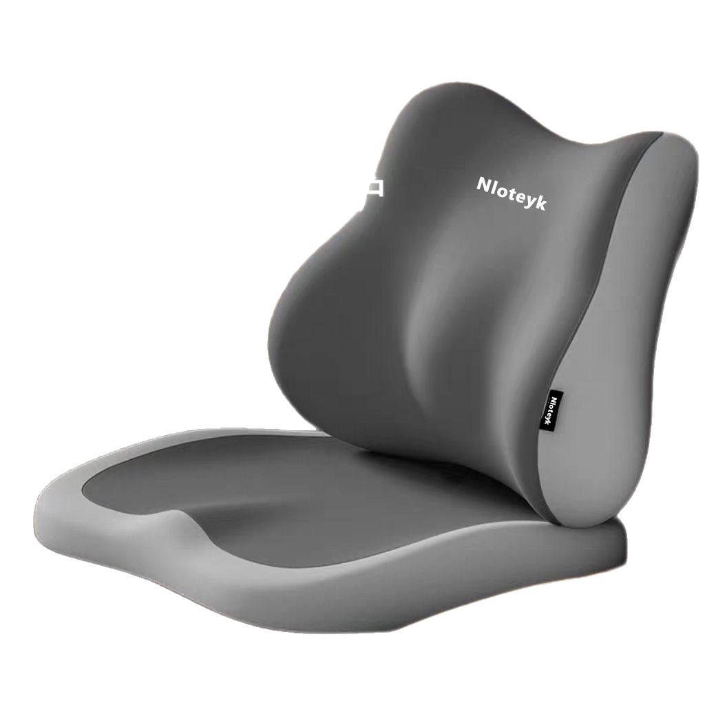 Cojín de asiento de espuma viscoelástica para venta al por mayor transfronteriza, cojín para silla para sentarse por largos períodos, soporte lumbar, almohadilla para asiento para conductores, cojín elevador de altura, dropshipping para uso en coche.