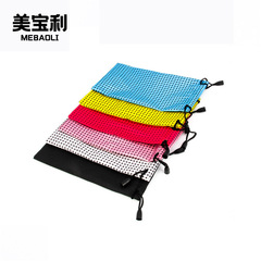 Wholesale Waterproof Colorful Sunglasses Handbag Cover Sunglasses Bag Bright Color Packaging Bag Fabric Supply