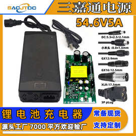54.6V5A锂电池充电器48V18650电动自行车平衡车代驾车智能充直供