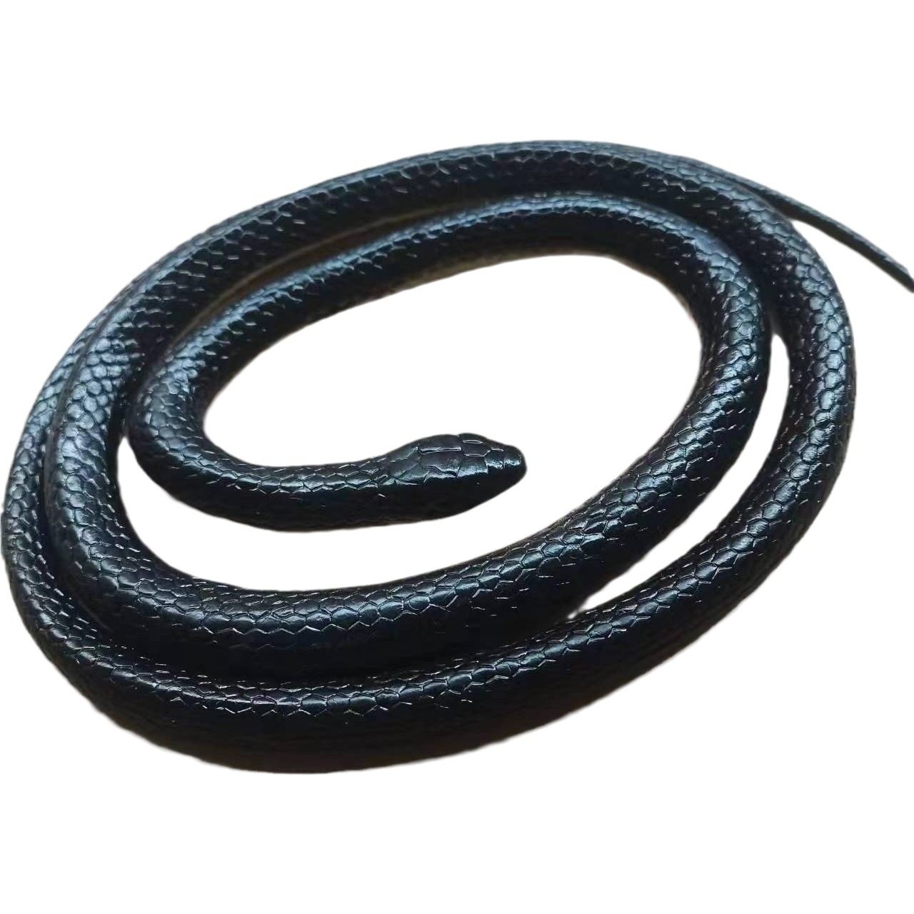 Nuevo juguete exótico serpiente simulación grande serpiente verde todo el cuerpo miedo serpiente falsa Día DE LOS Inocentes serpiente de goma suave serpiente de goma