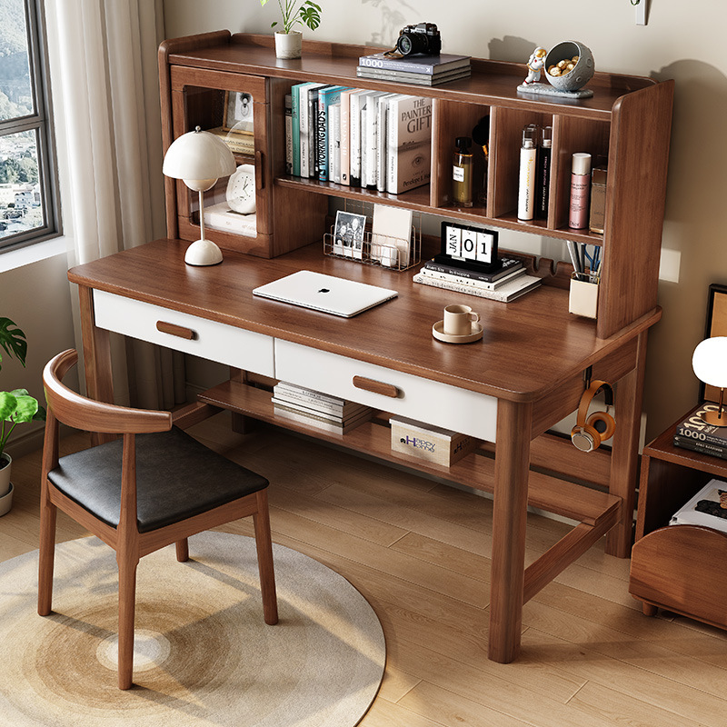 Одиночный столик цвета ореха