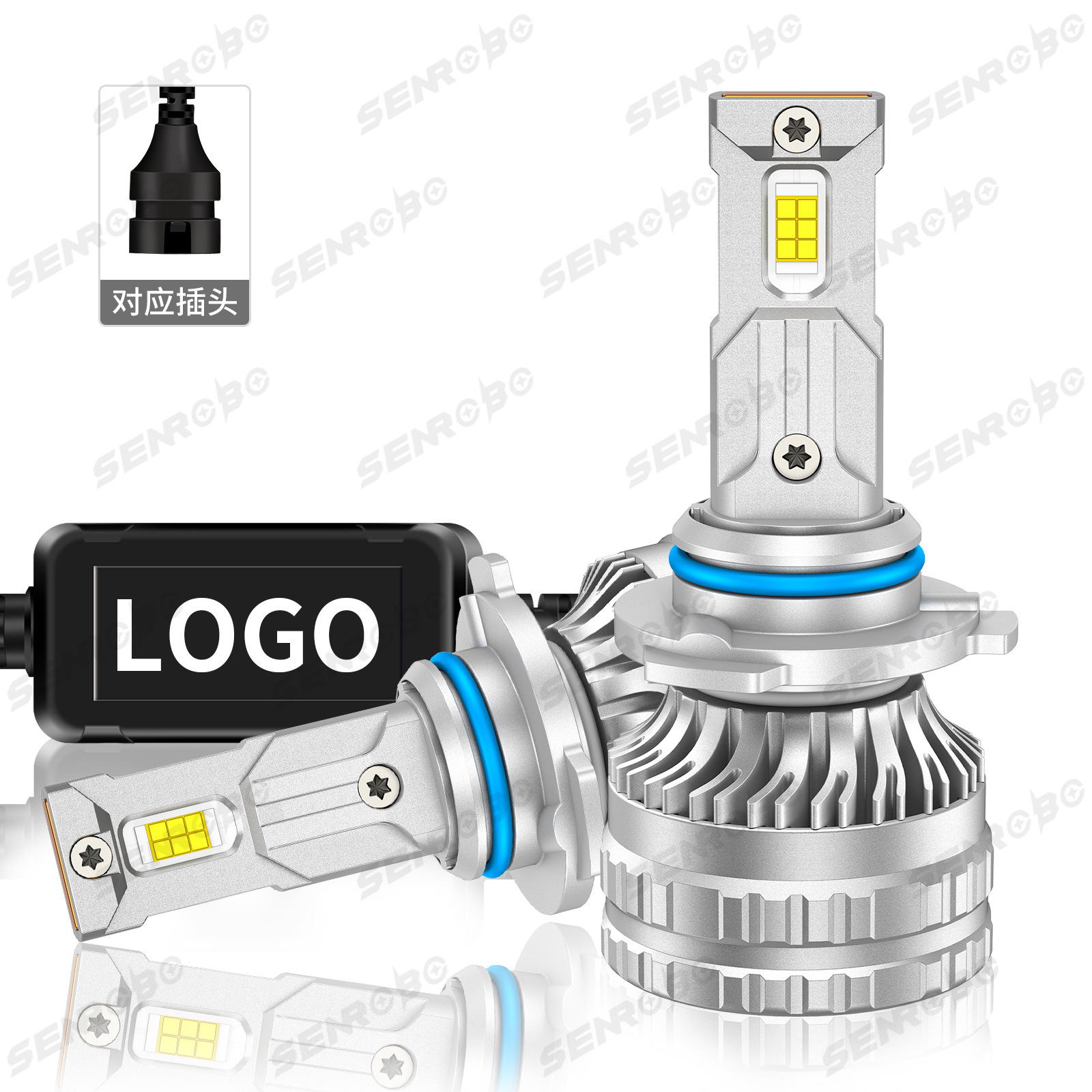 Ventas transfronterizas en caliente led faro de automóvil H1 H7 ultra brillante concentrador de luz H4 lejos y cerca en un faro de automóvil reforma de lámpara
