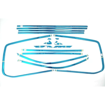 Special for 08-21 landcooluze Şüşə kənarı xromları/moldingləri - 2008-2021-land-cruiser-lc200-full-window-sunshade-kit-16-pieces