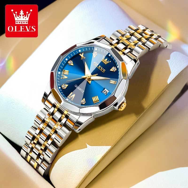 Swiss Genuine Wave ­ Qin Watch Women's Quartz Watch Fully Automatic Foreign Trade Luminous Waterproof Casual Style