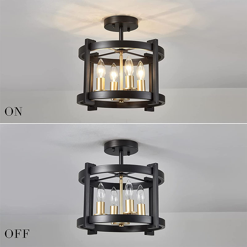 Cross-border Amazon hot sale farmhouse country retro ceiling light corridor entrance stairs living room kitchen dining room bedroom