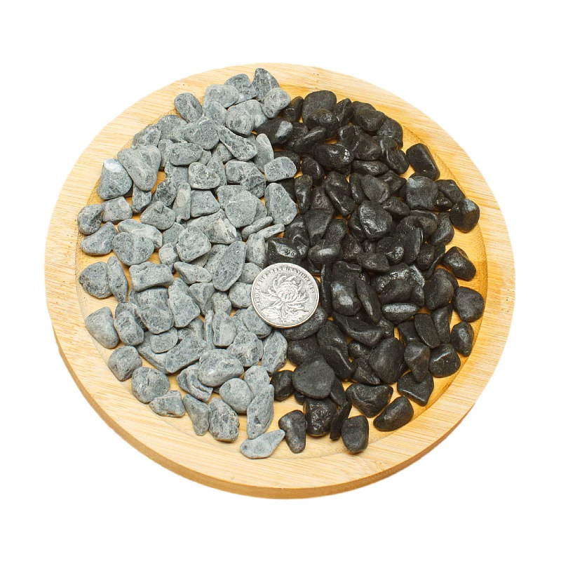25kg темно-серый ландшафтный гравий для сада, ландшафтный дизайн, галька, японский двор, черный камень, черный маленький гравий