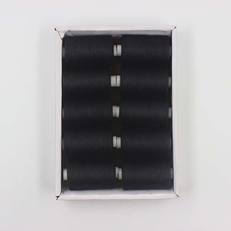 402 línea de costura casera de costura de mano multicolor 10 series de colores 1000 yardas DIY línea de color tonos cálidos y fríos