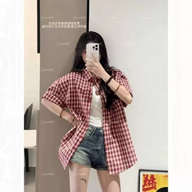 女式衬衫;上衣;大码衬衫