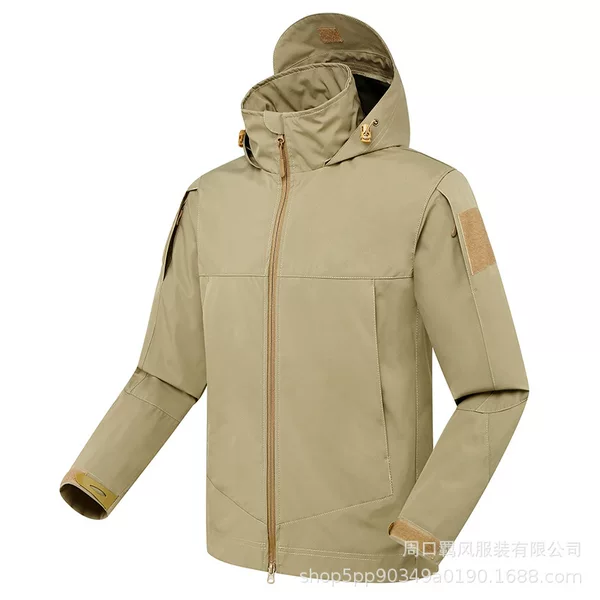 Spring and Autumn Thin Jacket Tactical Jacket Waterproof Windproof Warm Jacket Single Composite Soft Shell Mountaineering Suit