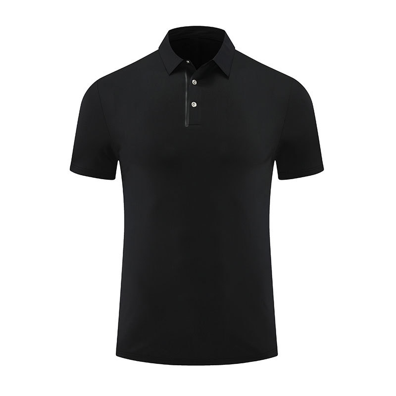 Protector solar, color sólido, top de secado rápido, camiseta deportiva de manga corta para hombre, ropa de fitness de golf, ropa de trabajo al aire libre, solapa, camisa POLO