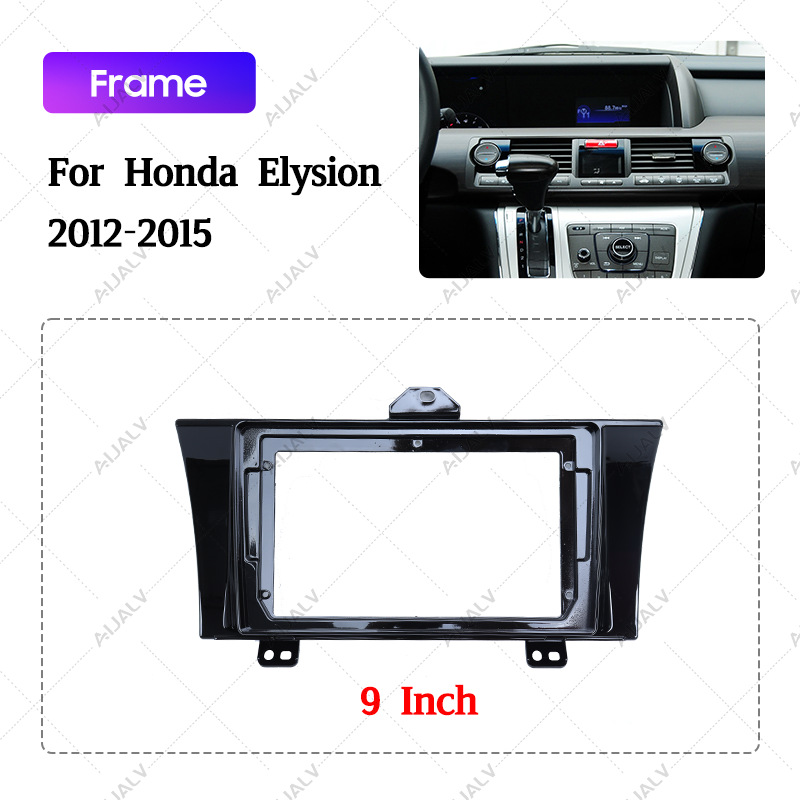 Cross-Border Hot-Selling Versatile Frame Suitable for 12-15 Honda Elysion 9inch Left-Hand Drive Android Navigation Frame Dvd Panel