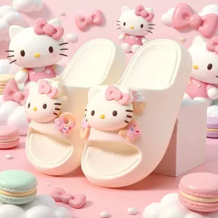 Сланцы для девочек с Hello Kitty мягкая нескользящая подошва