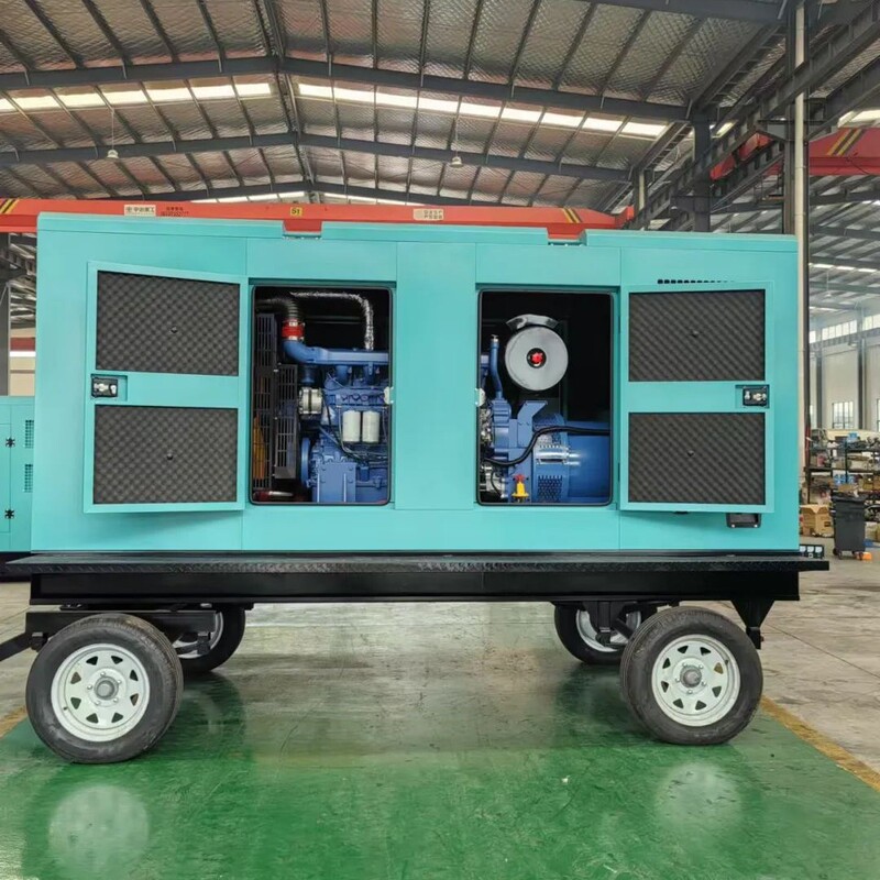 350KW400千瓦500潍坊斯太尔柴油发电机组移动拖车防雨外壳静音箱|undefined