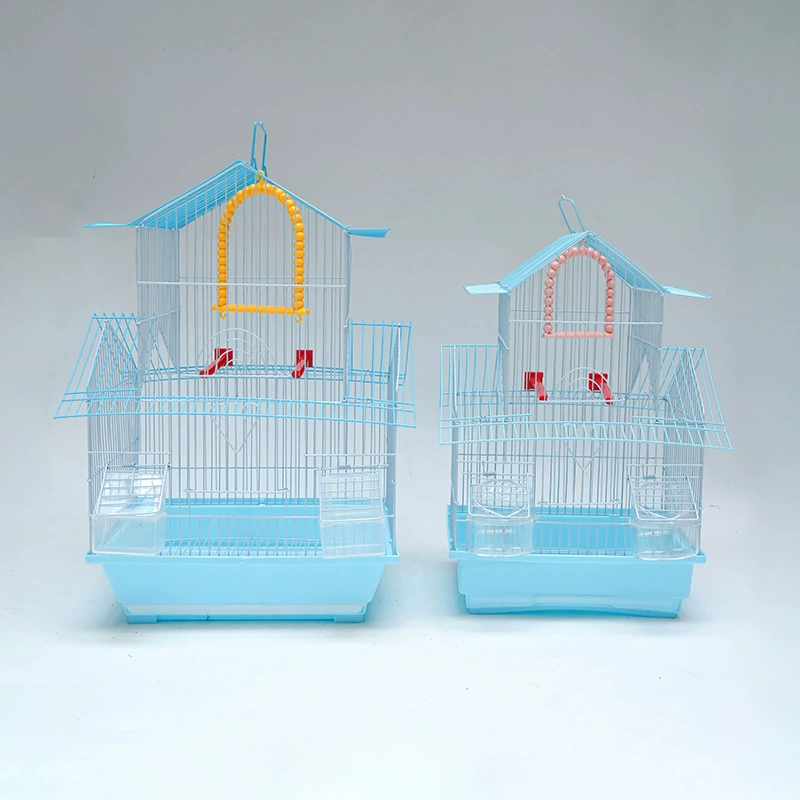 Бытовая маленькая клетка для птиц, тигровая кожа, пион, клетка для попугая, металлическая декоративная клетка, маленький и средний домик, клетка для птиц, разведение