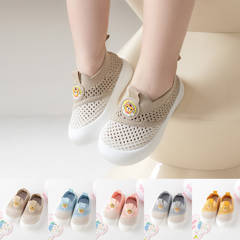 Zapatos para bebés, zapatos para bebés con suela suave antideslizante, 6 meses, niños y niñas de 1 - 3 años de edad, zapatos tejidos de malla transpirables y cómodos