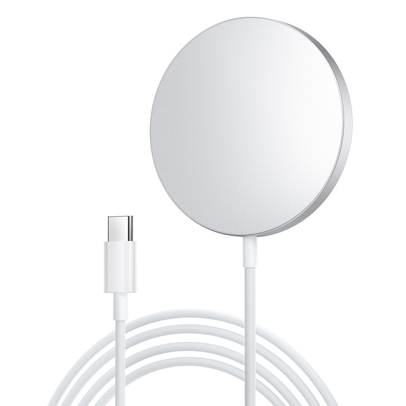 新品KC認証マグネット式ワイヤレス充電器15W適用マグセーフアップルサムスンマグネット式携帯電話ワイヤレス充電|undefined
