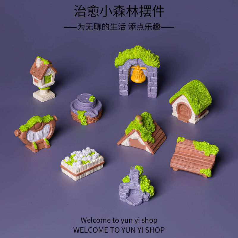 Creative and Cute Healing Little Forest DIY Gardening Landscape Ornaments Home Decoration Car Desktop Resin Small Ornaments Creative and Cute Healing Little Forest DIY Gardening Landscape Ornaments Home Decoration Car Desktop Resin Small Ornaments