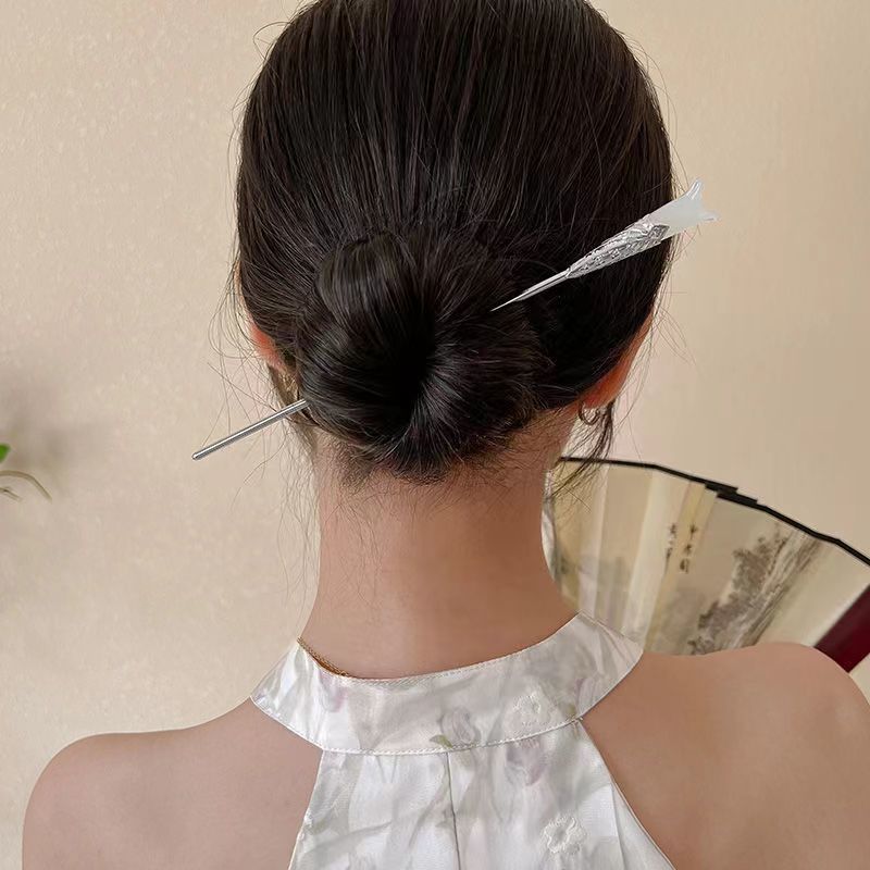 Magnolia ultra inmortal pinzas de pelo chinas modernas y simples para niños de alto nivel chinés cheongsam accesorios placas de cabello pinzas de pelo tocado