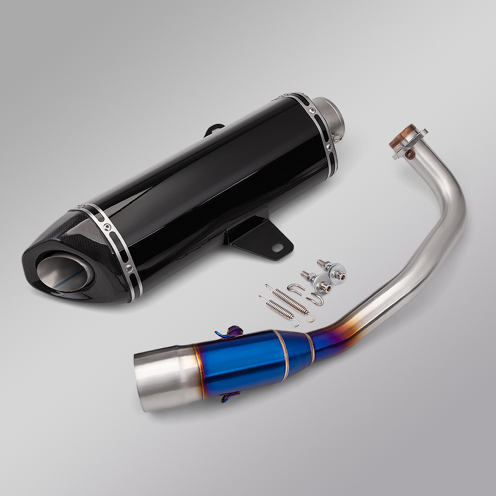 Forza350 Modified Fosha 350 Stainless Steel Front Exhaust Pipe Tail Muffler Set 2021-2024