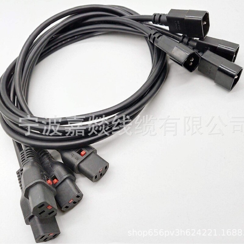 Production and Supply of C13 to C19 Pdu Server Chassis with Locking Feature, Left-Angle Plug to Socket Iec320-C1