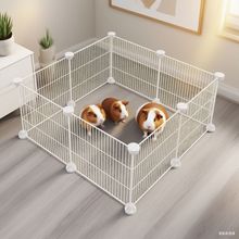 宠物围栏兔子栅栏荷兰猪豚鼠龙猫放风室内简易防越狱加密小宠护栏