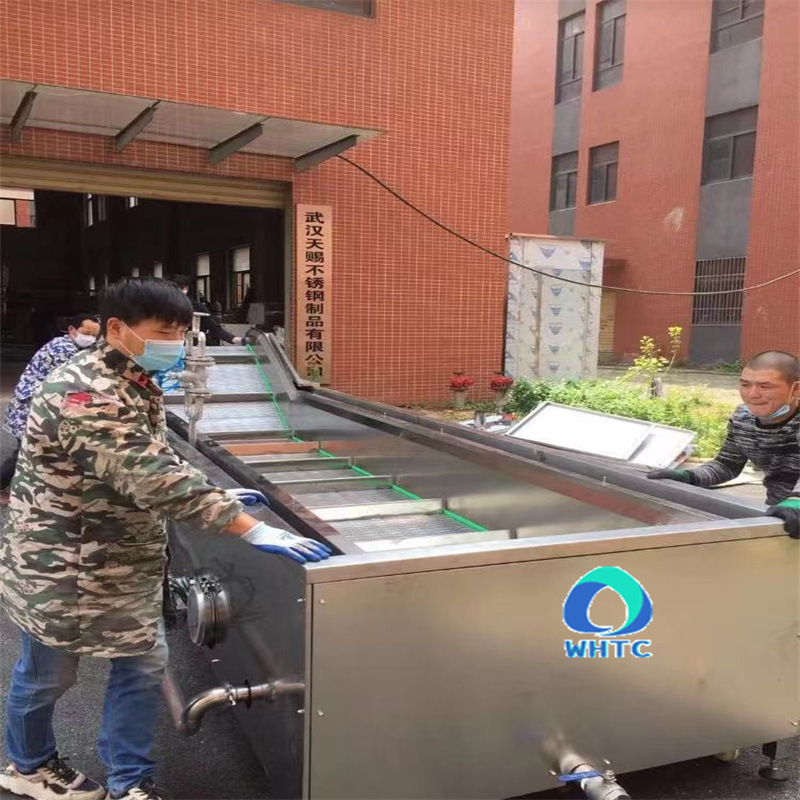 厂家批发高压气泡清洗机，网链输送机，龙虾蒸煮机，板链提升机