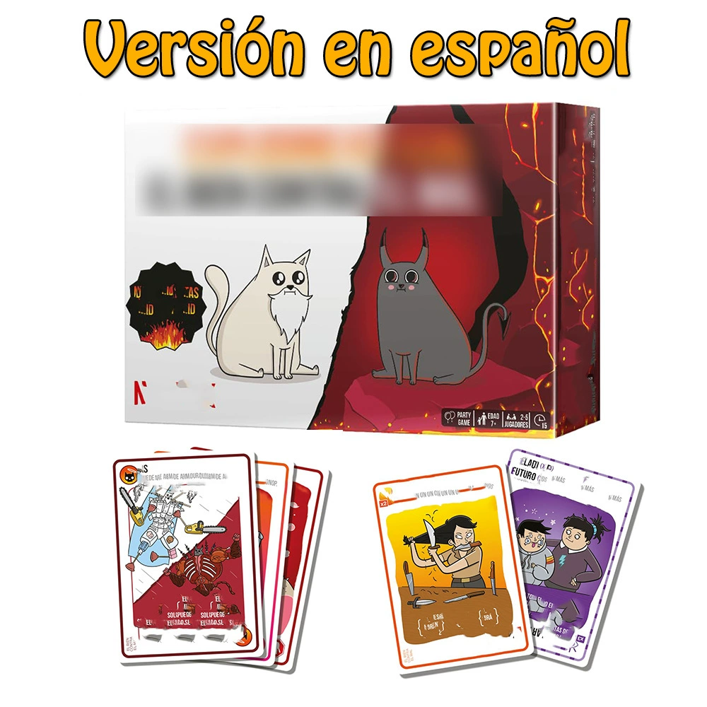 Cross-border hit Spanish kittens Exploding Kittens family party tabletop game