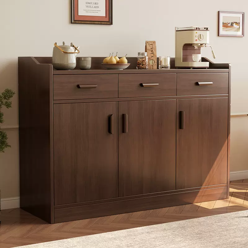 家用客厅靠墙收纳一体餐边柜现代简约多功能厨房办公室储物茶水柜