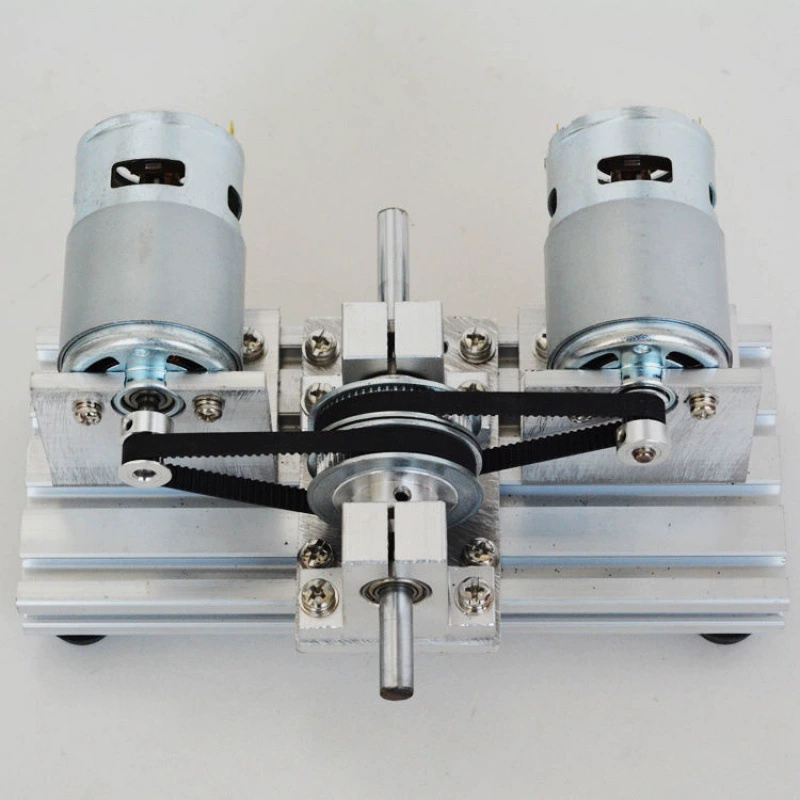 Двойной вращающий момент мотора ДК привода 775/795/895 мотора высокий к низкой таблице алюминиевого сплава трудного вала 8 мм
