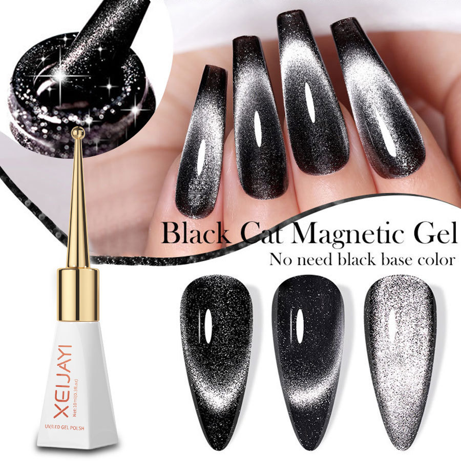 Esmalte de Uñas Gel Ojo de Gato Secado Rápido, Refuerzo para Salón de Uñas