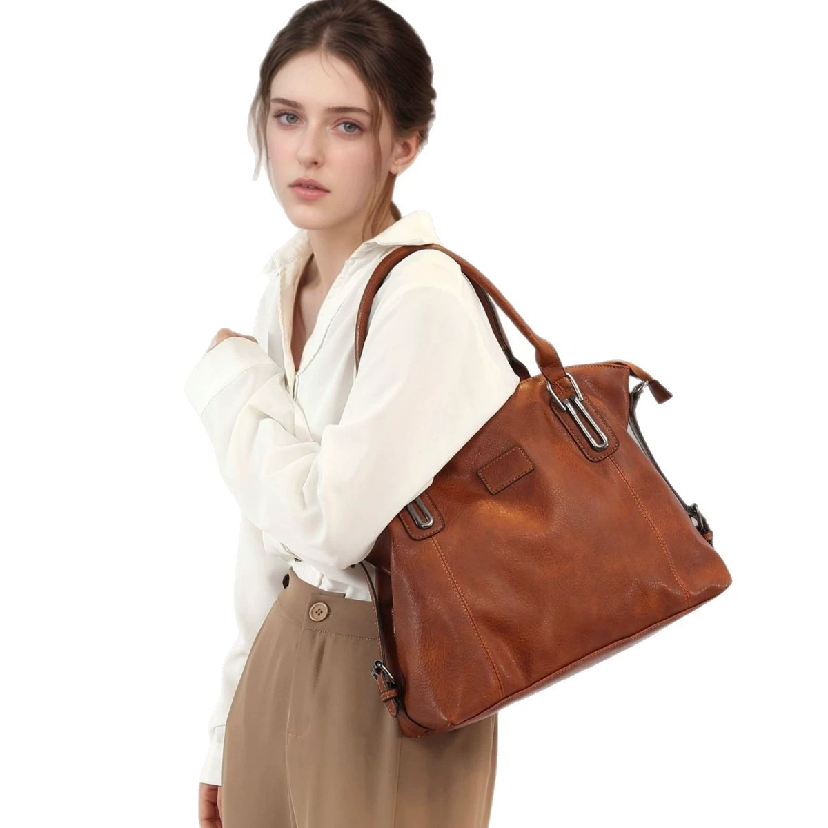 Trend capacious one-shoulder bag, basket, shoulder bag