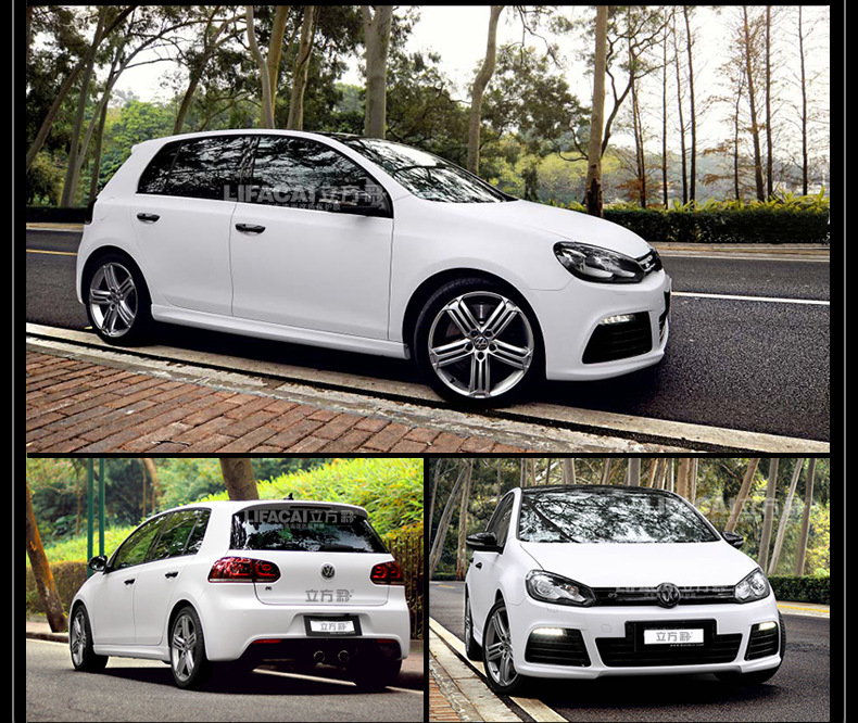 Car Color Changing Film White Film Sticker Pet Piano White Matte Glossy Crystal Carbon Fiber Full Body Interior