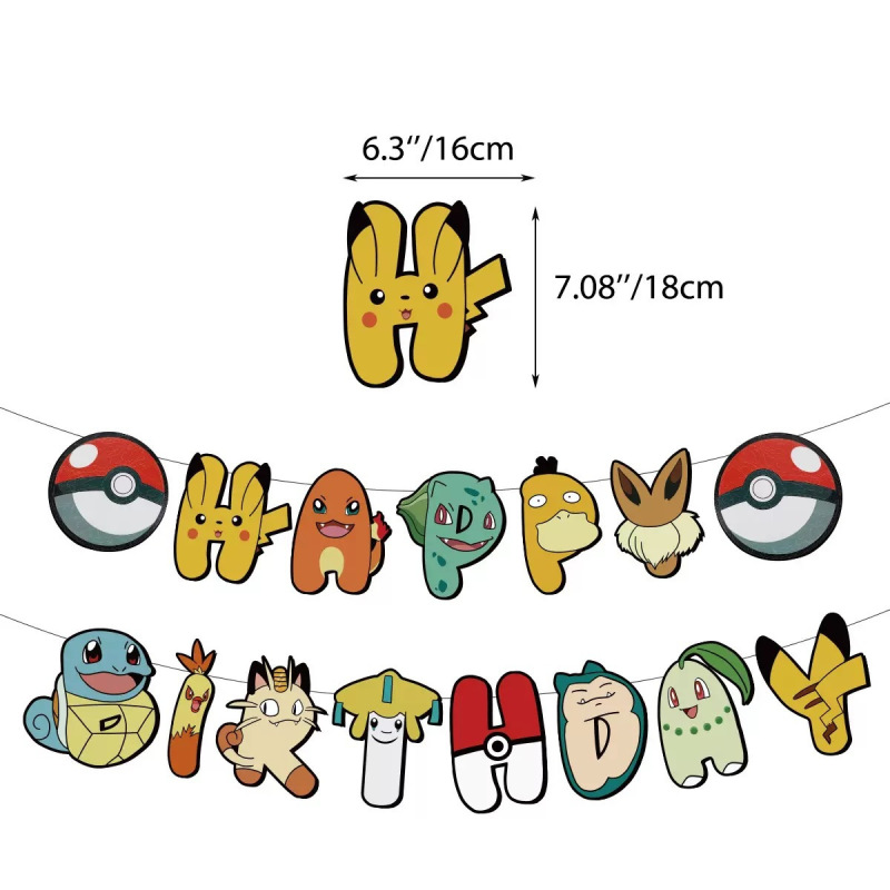 スポット漫画ハッピーバースデーレターフラッグバナーフラッグ子供の誕生日パーティーテーマ装飾用品メーカー承認|undefined