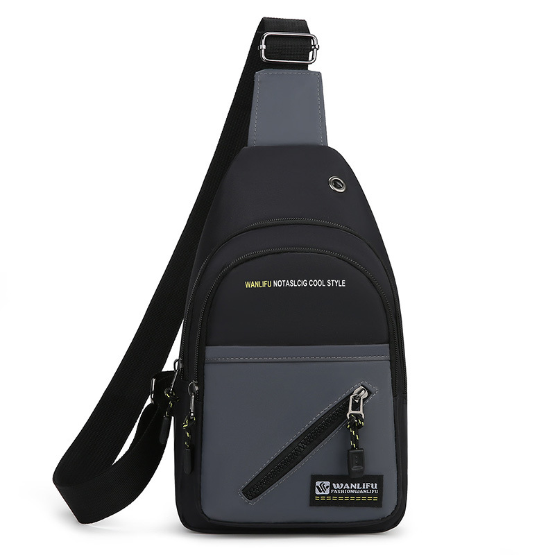 Nuevo bolso de pecho de hombre resistente al desgaste al por mayor bolso de mensajero de viaje al aire libre bolso de hombro de viaje deportivo de varios bolsillos