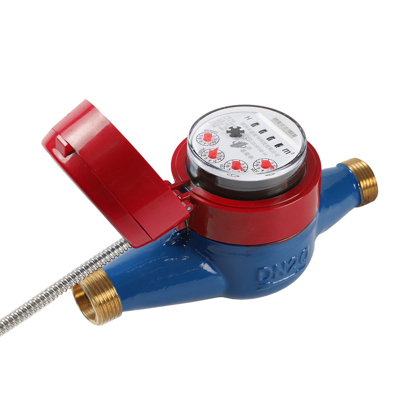 远程抄表485有线光电智能热水表M-BUS协议接口智能远传澡堂水厂用