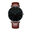 Black shell blue needle brown band-belt