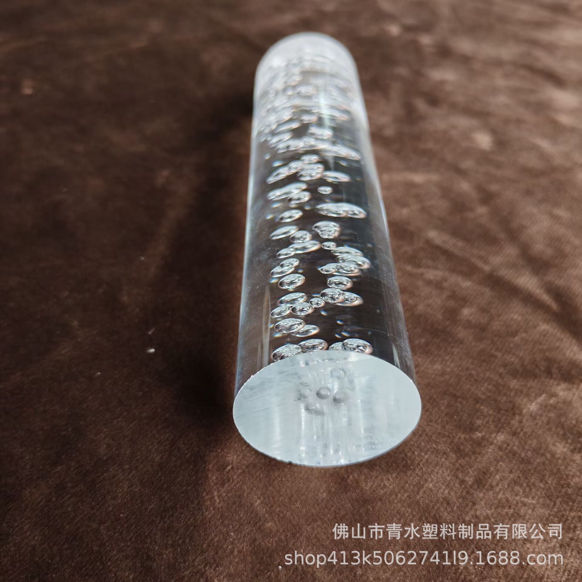 直径55-150透明亚克力彩色有机玻璃棒导光气泡棒pmma实心圆柱定制