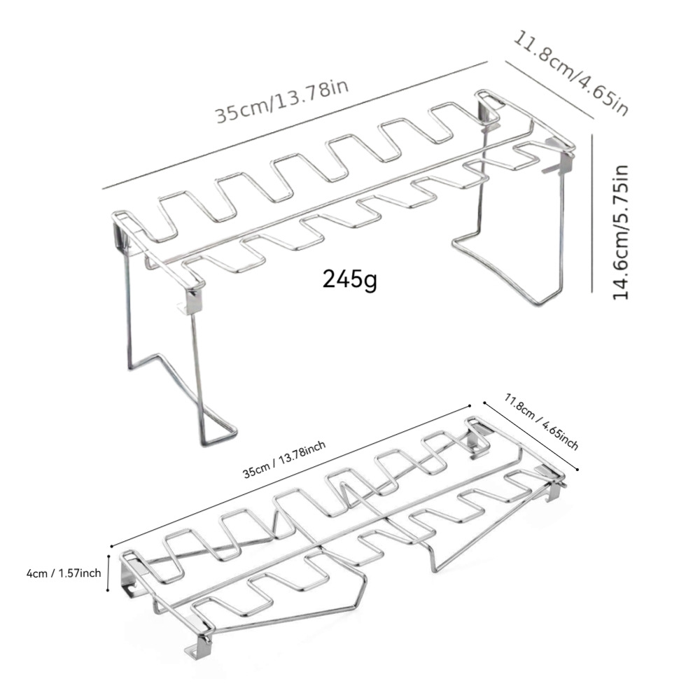 Hogar portátil transfronterizo acero inoxidable plegable pollo pierna rack hogar horno barbacoa placa barbacoa rack barbacoa herramienta