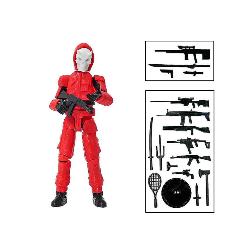 跨境爆款电影主题周边正品关节人 dummy13可动人偶T13 超可动兵人|undefined
