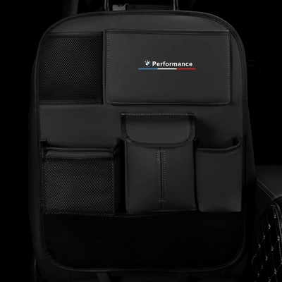 Suitable for BMW 5 series 3 series 7 series 530 car seat back storage bag X1X3X5X7 car hanging type (Car table board) - no-table-board-quiet-black-bmw