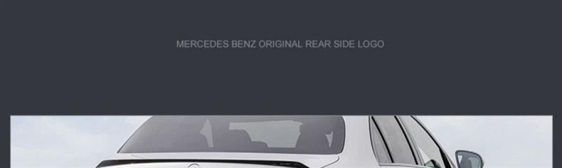 Suitable for Mercedes-Benz GLC43 AMG, rear emblem sticker, GLC63, GLE53, side emblem, black modification emblem