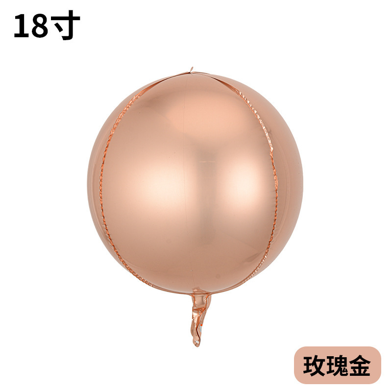Globo de película de aluminio versión 4D, globo esférico cúbico de 32 pulgadas, caja de regalo de Navidad, globo de decoración de Año Nuevo image 13