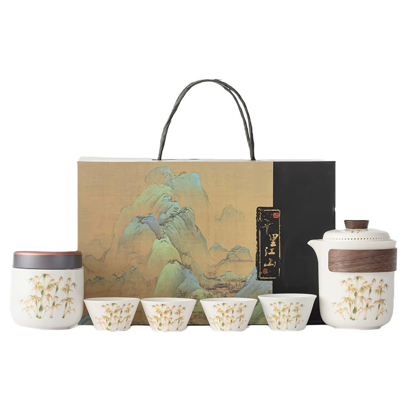 Retro gift box, tea set, wholesale, Birthday gift