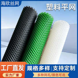 加厚塑料平网养殖水产过滤网围蔽垫底塑料网工地防坠用单层养殖网