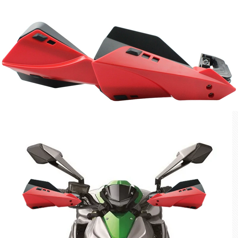 Новый модифицированный кожух лобового стекла для внедорожных мотоциклов, двухслойный заостренный кожух, усиленный пластиковый кожух с защитой от падения