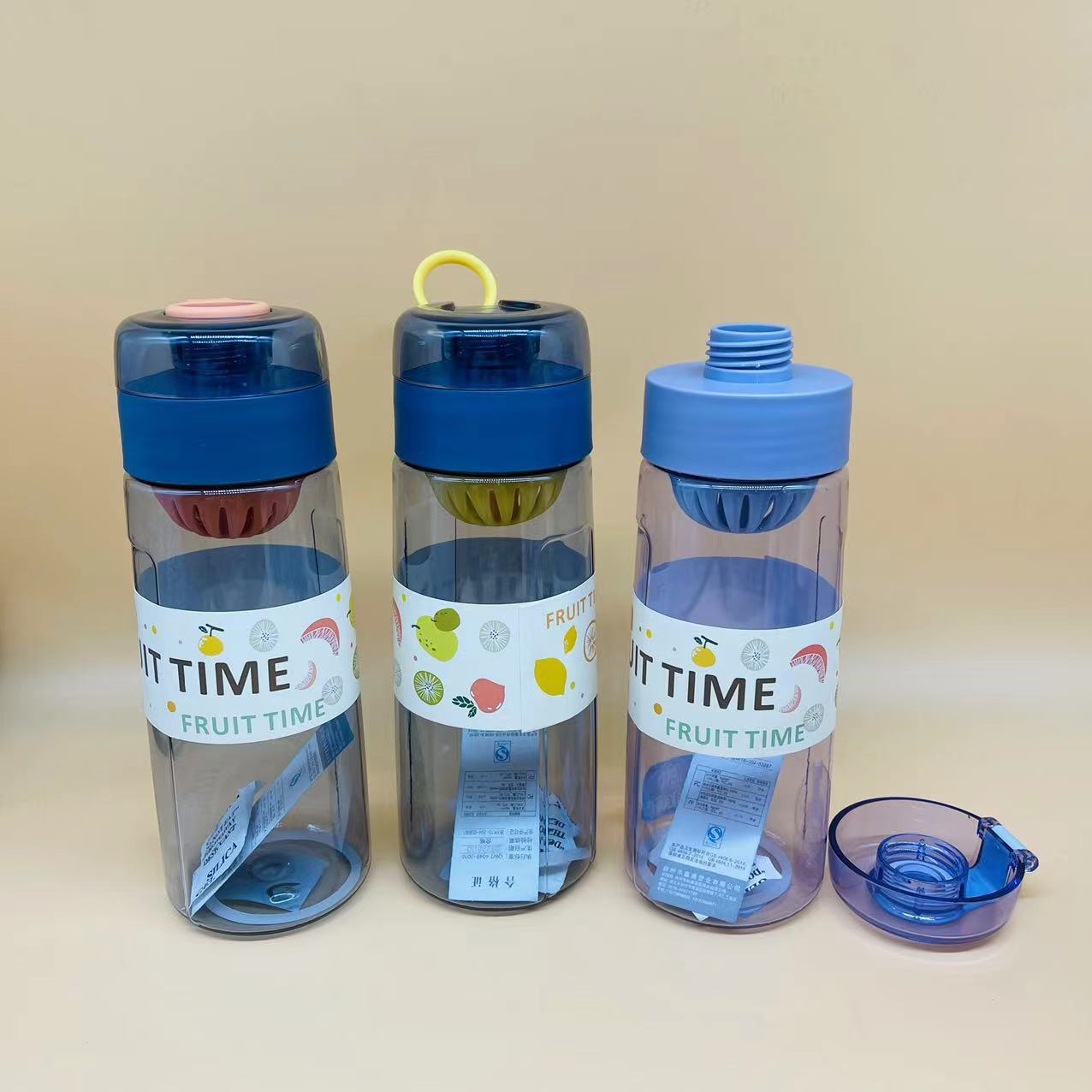 Impresión taza de plástico portátil simple al aire libre portátil PC espacio Copa nuevos deportes imprimible logotipo estudiante taza de agua