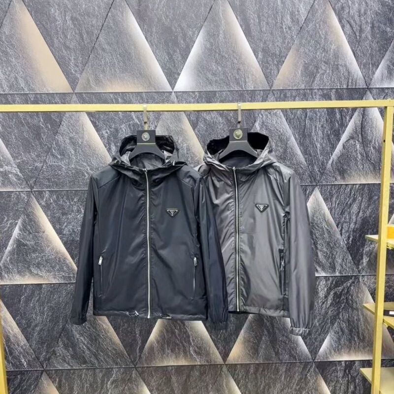 2026 Spring New Design Men's Double-Sided Hooded Jacket