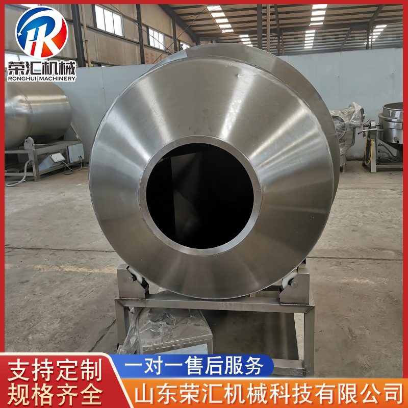 小型不锈钢滚筒混合拌料机 鸡翅腌渍搅拌机 五香牛肉腌制入味机